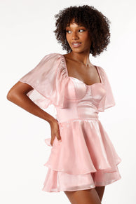 Petal and Pup USA DRESSES Ray Romper - Blush