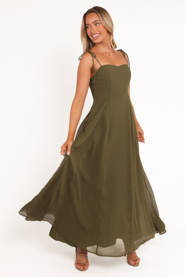 Fia Midi Dress - Green Floral | Petal & Pup USA Fia Midi Dress - Green Floral | Petal & Pup USA