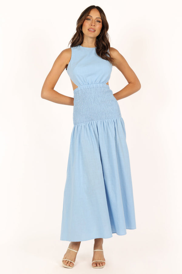 Petal and Pup USA DRESSES Reagan Maxi Dress - Blue