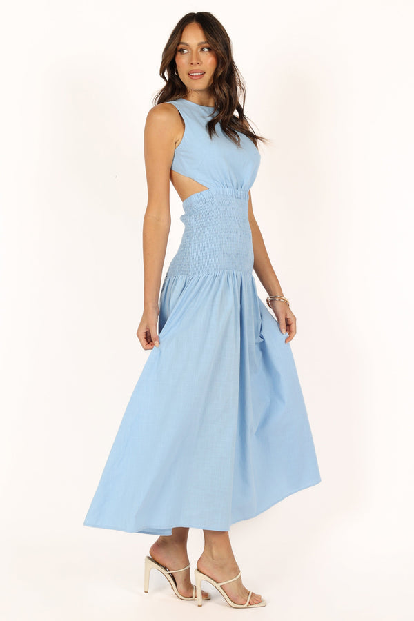 Petal and Pup USA DRESSES Reagan Maxi Dress - Blue