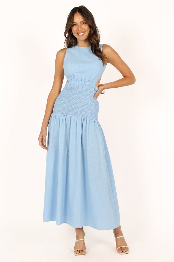 Petal and Pup USA DRESSES Reagan Maxi Dress - Blue