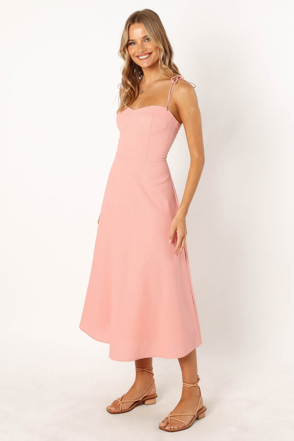 Petal and Pup USA DRESSES Remi Midi Dress - Soft Rose