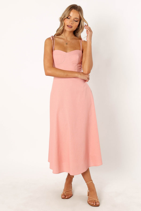 Petal and Pup USA DRESSES Remi Midi Dress - Soft Rose