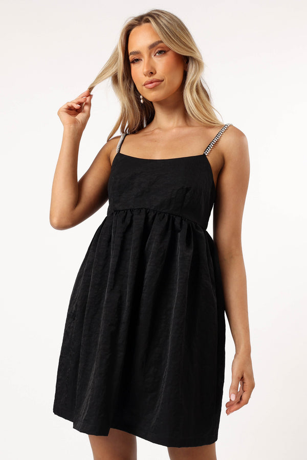 Petal and Pup USA DRESSES Remmy Mini Dress - Black