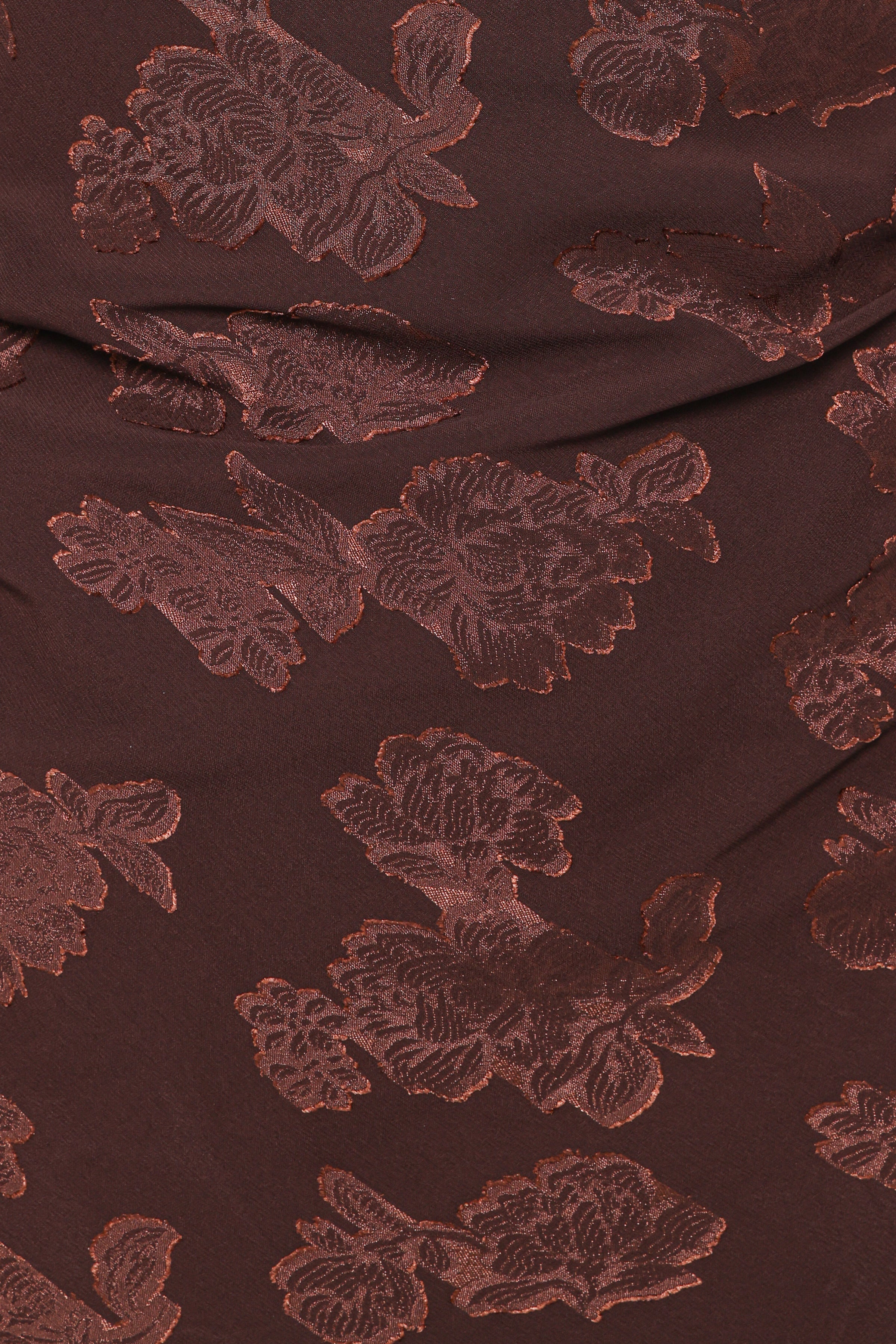 Petal and Pup USA DRESSES Remy Halterneck Maxi Dress - Brown