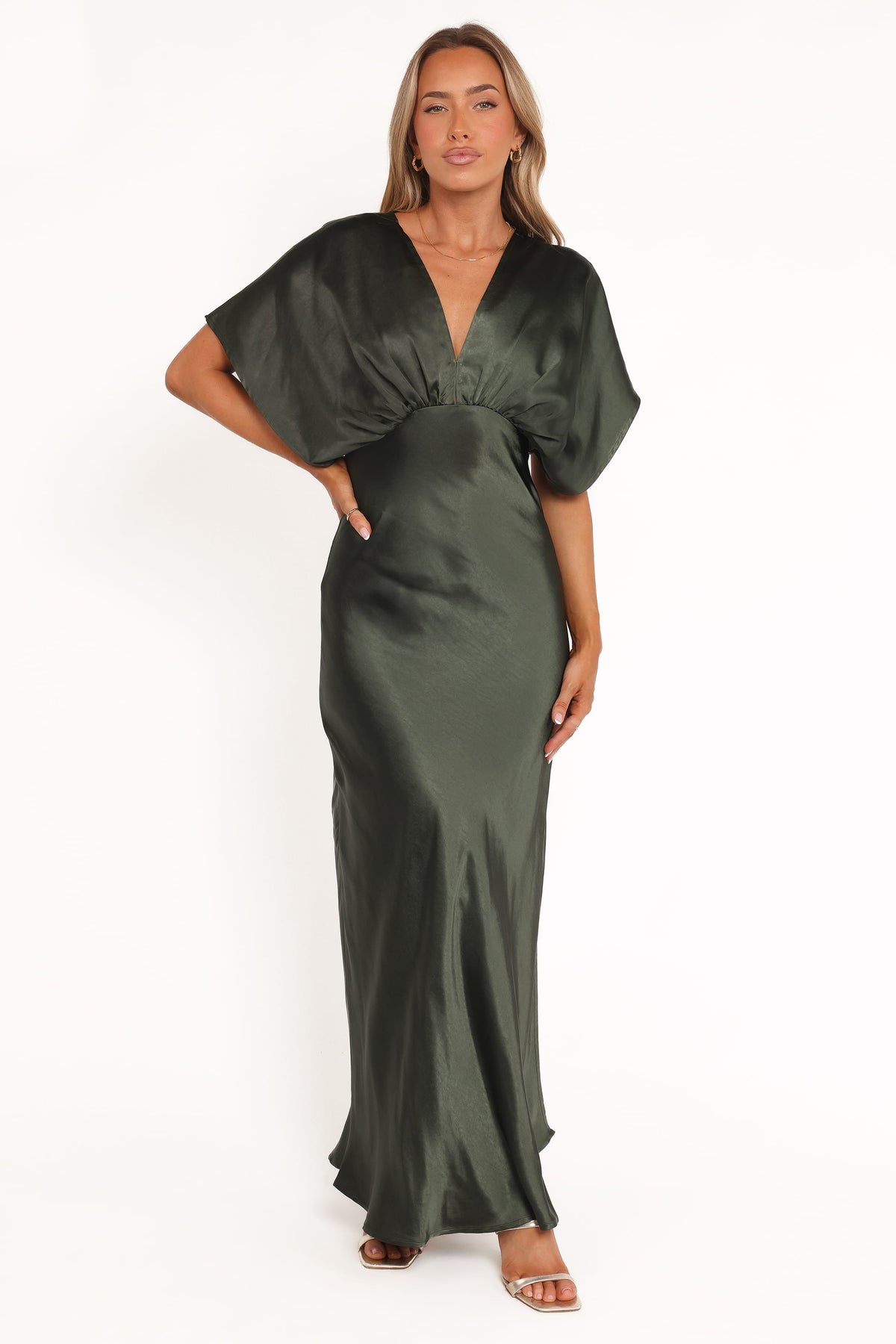 Petal and Pup Women's Ricki Maxi Dress - Olive Green XS Petal and Pup Women's Ricki Maxi Dress - Olive Green XS