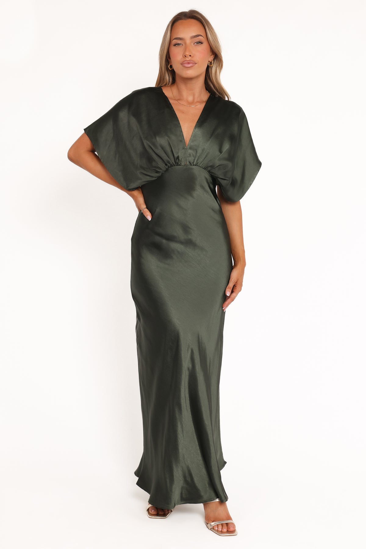 Petal and Pup Women's Ricki Maxi Dress - Olive Green