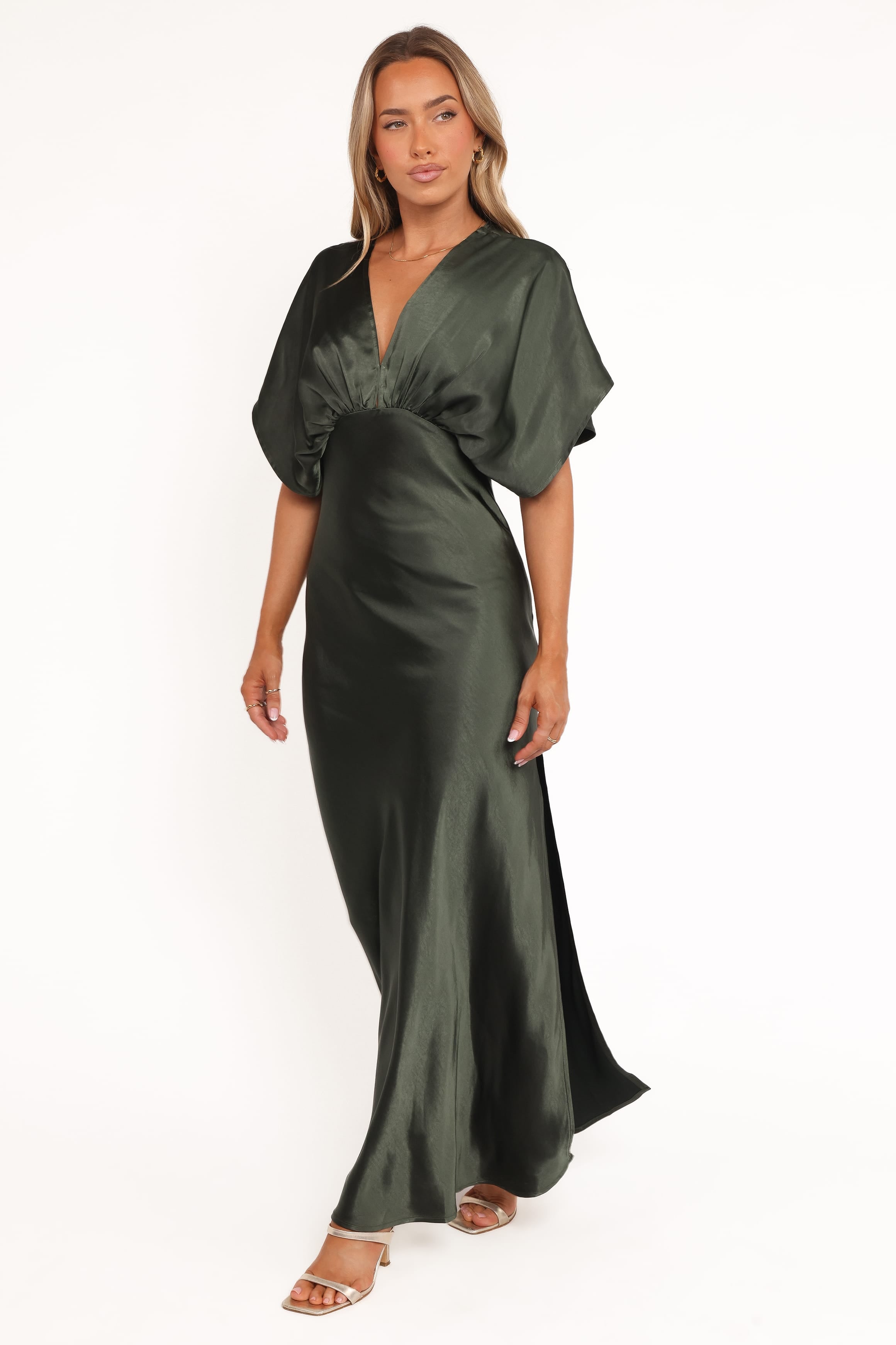 Petal and Pup Women's Ricki Maxi Dress - Olive Green XS Petal and Pup Women's Ricki Maxi Dress - Olive Green XS
