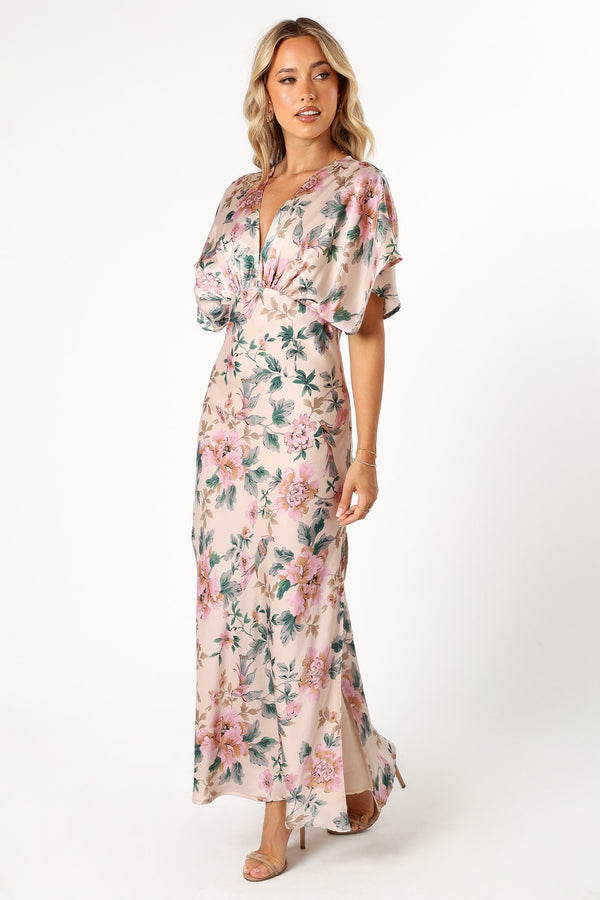 Petal and Pup USA DRESSES Ricki Maxi Dress - Pink Floral