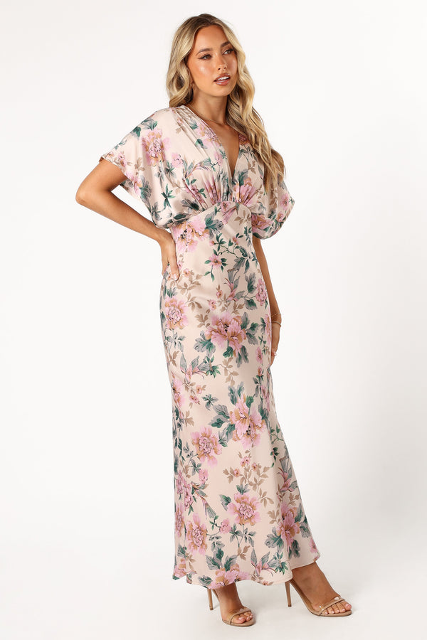 Petal and Pup USA DRESSES Ricki Maxi Dress - Pink Floral