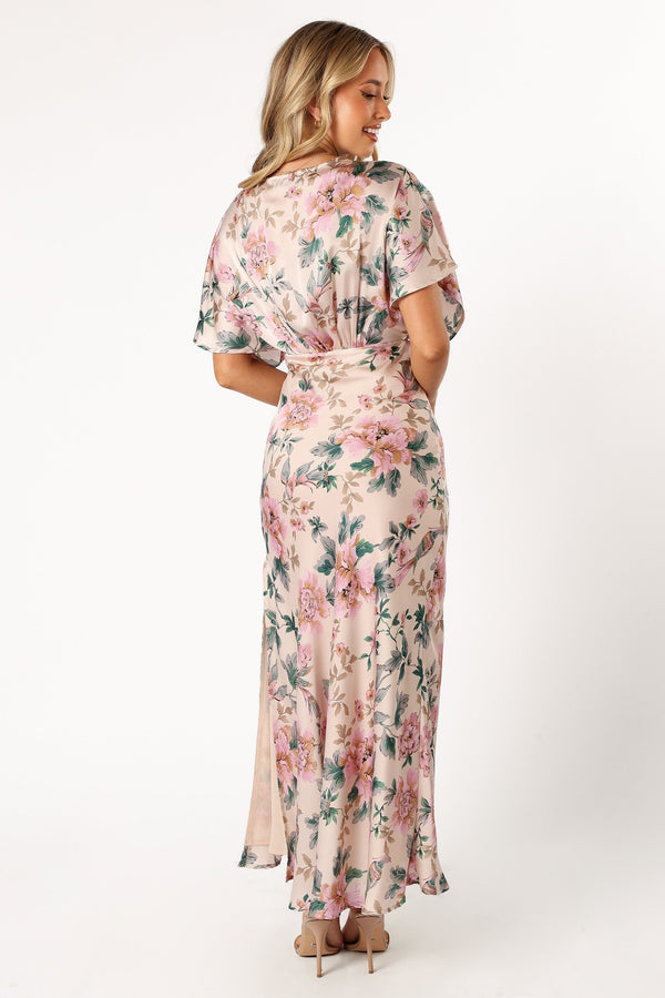 Petal and Pup USA DRESSES Ricki Maxi Dress - Pink Floral