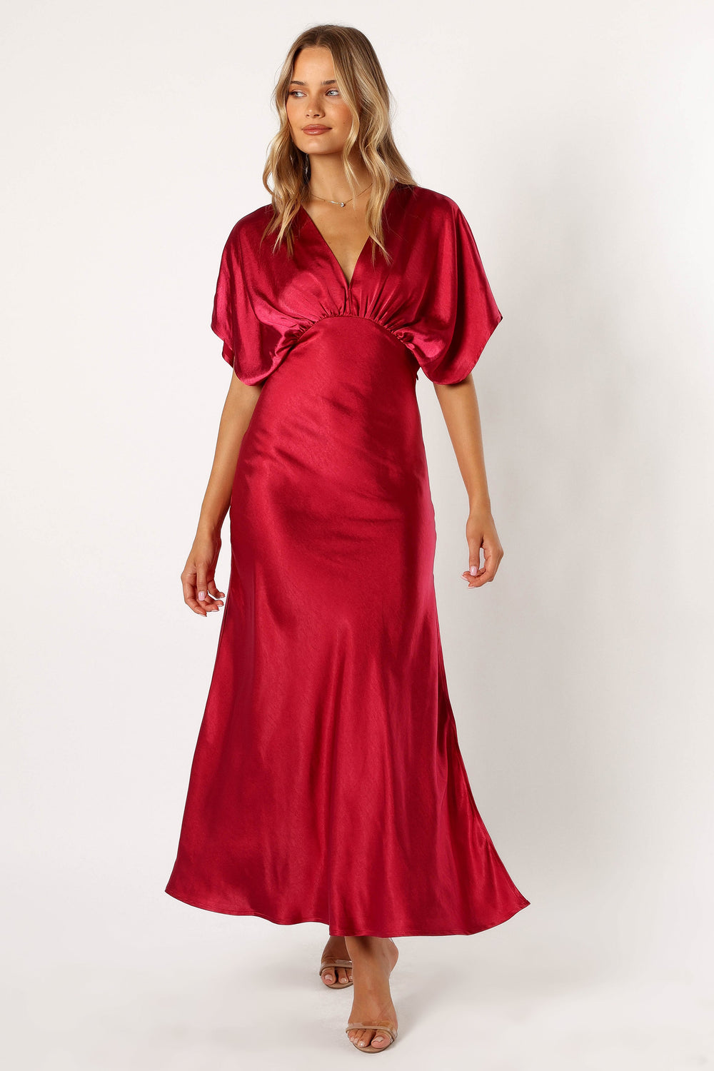 Petal and Pup USA DRESSES Ricki Maxi Dress - Ruby Wine