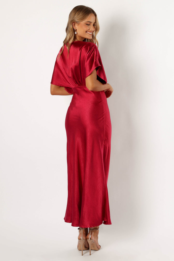 Ricki Maxi Dress - Ruby Wine - Petal & Pup USA