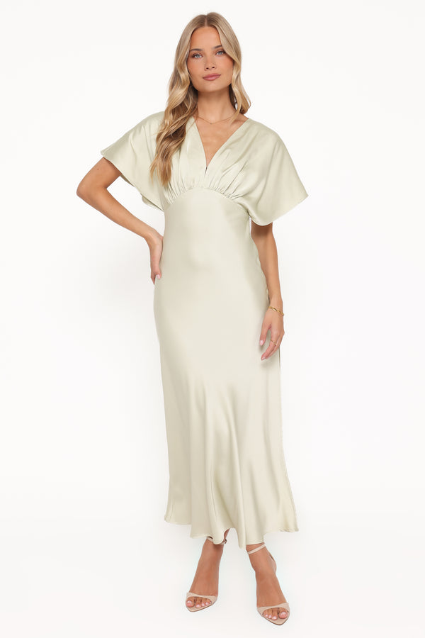 Petal and Pup USA DRESSES Ricki Maxi Dress - Sage Green