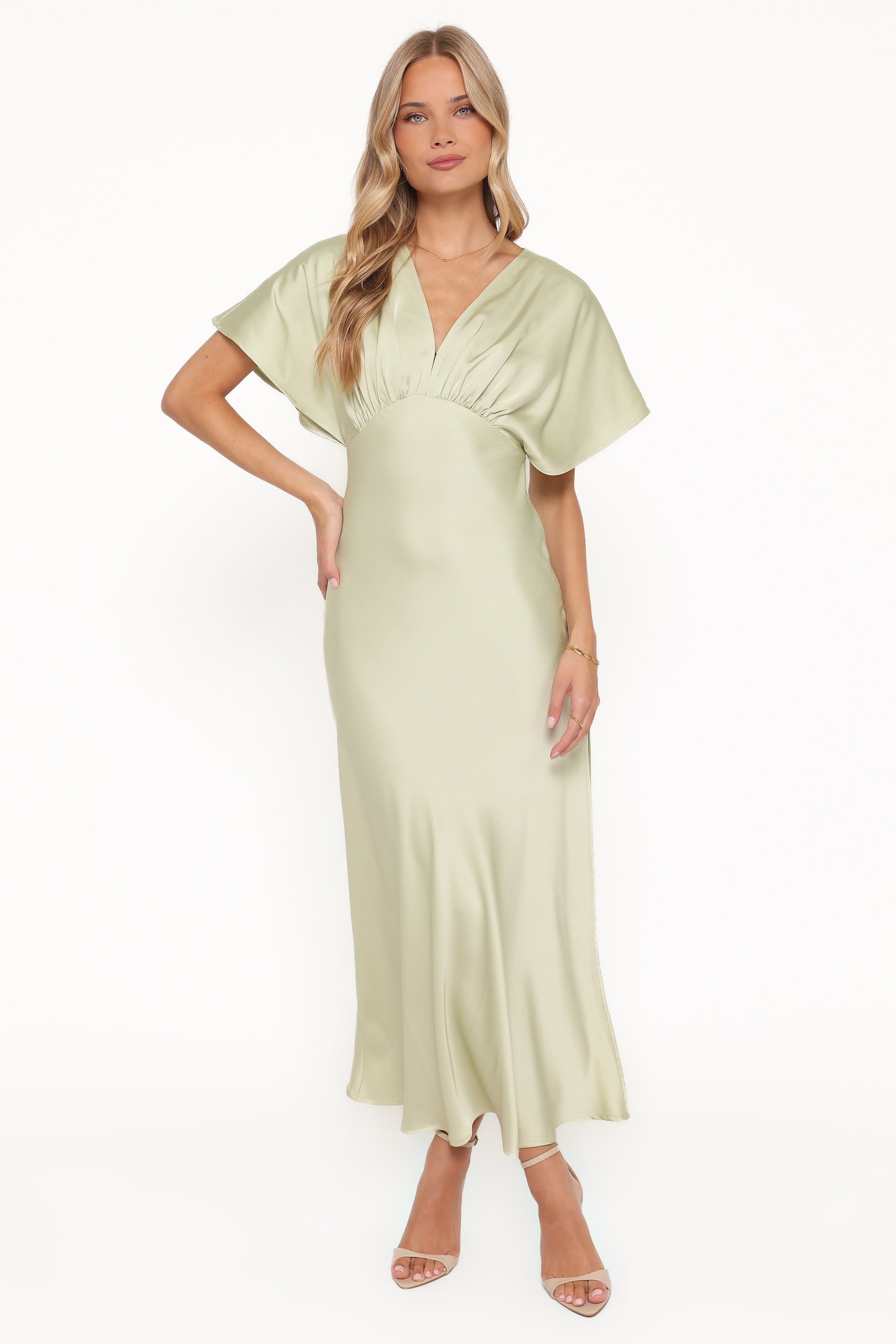 Petal and Pup USA DRESSES Ricki Maxi Dress - Sage Green