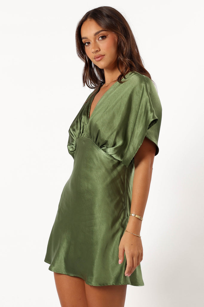 Ricki Mini Dress Peridot Petal & Pup USA