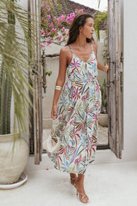 Petal and Pup USA DRESSES Riva Maxi Dress - Tahitian Tide