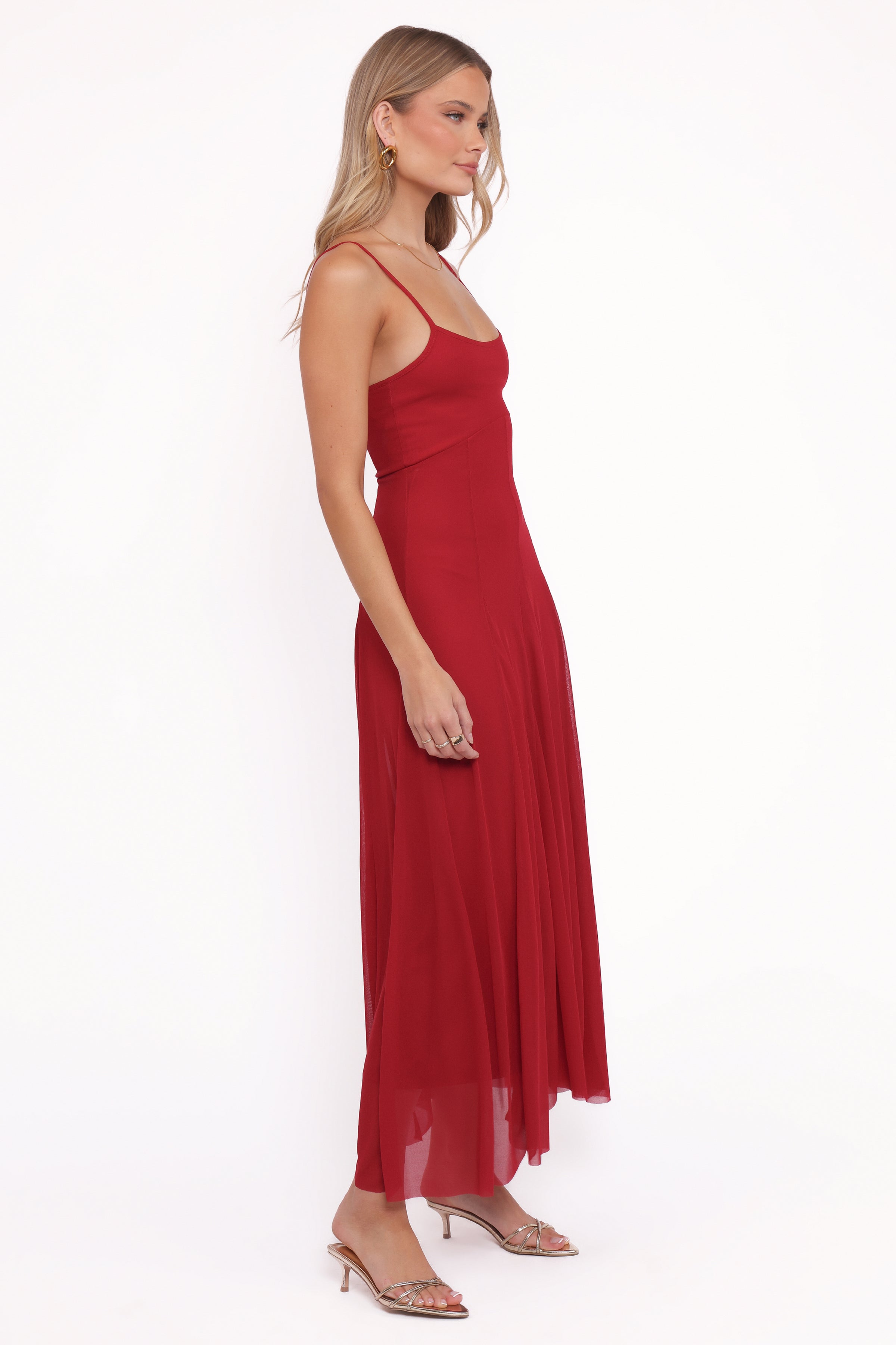Petal and Pup USA DRESSES Robbie Maxi Dress - Red