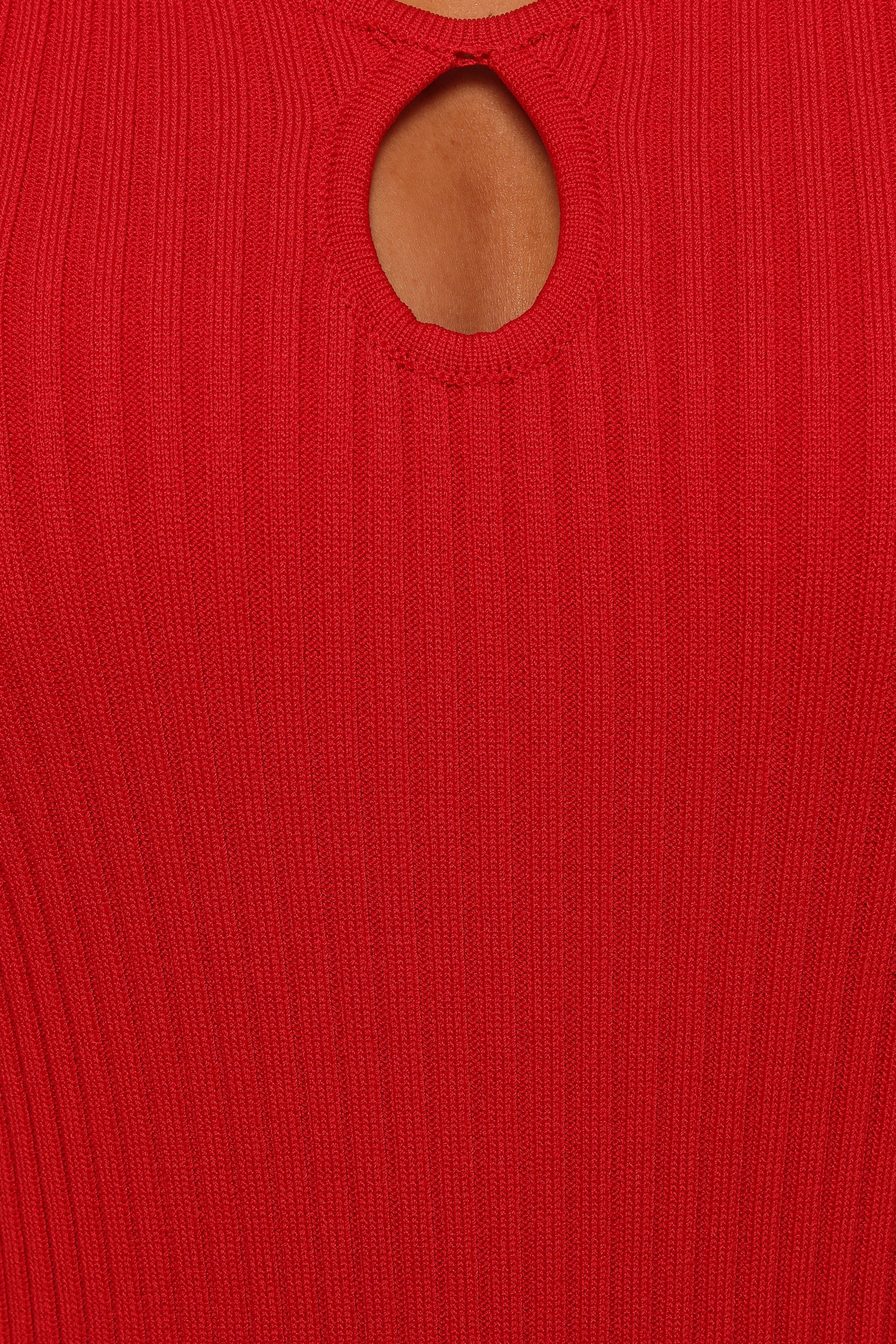 Petal and Pup USA DRESSES Robin Midi Dress - Red