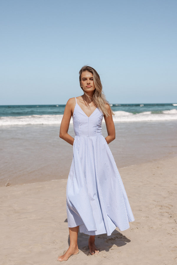 Azelia Dress - Blue Floral