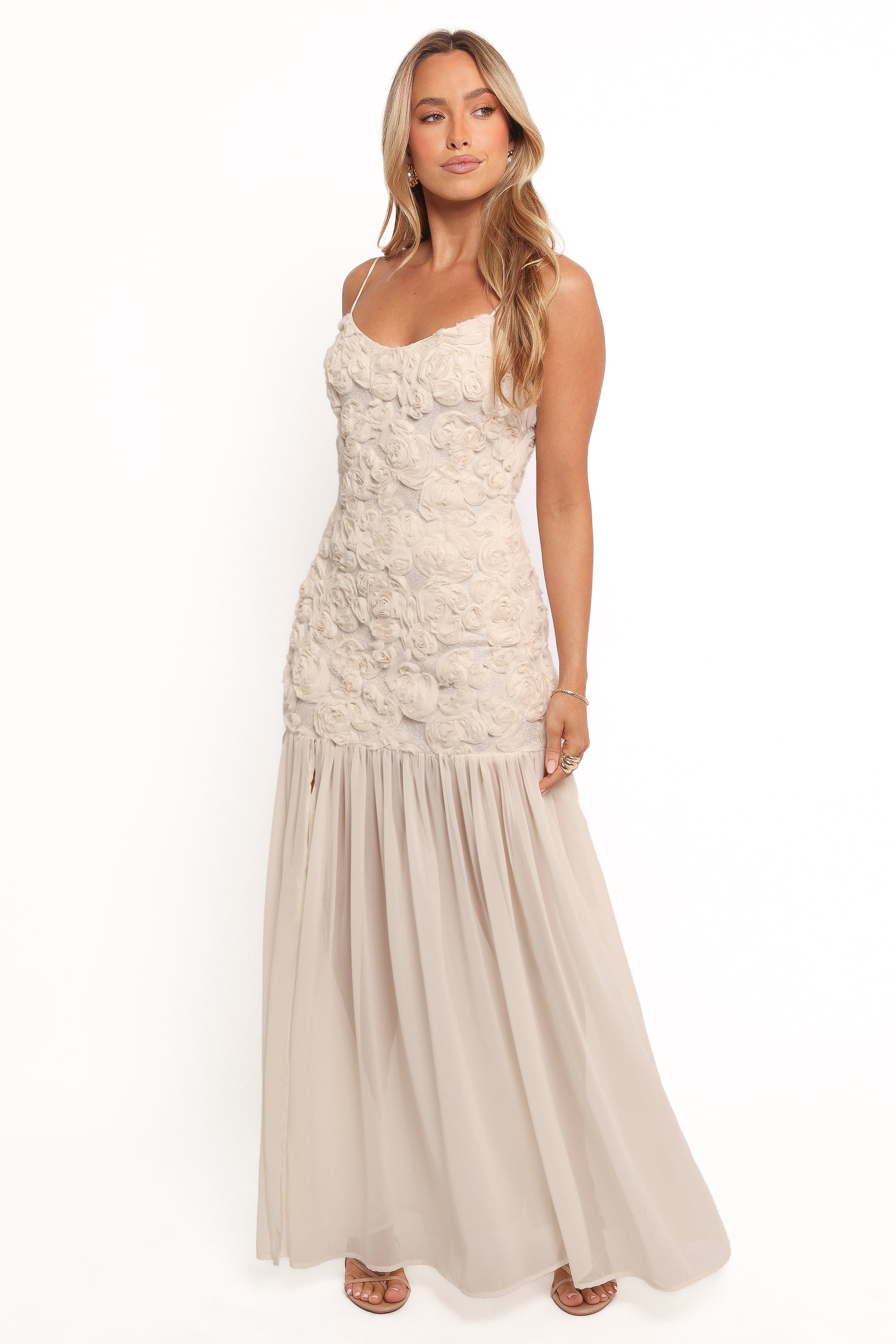 Petal and Pup USA DRESSES Romy Maxi Dress - Cream