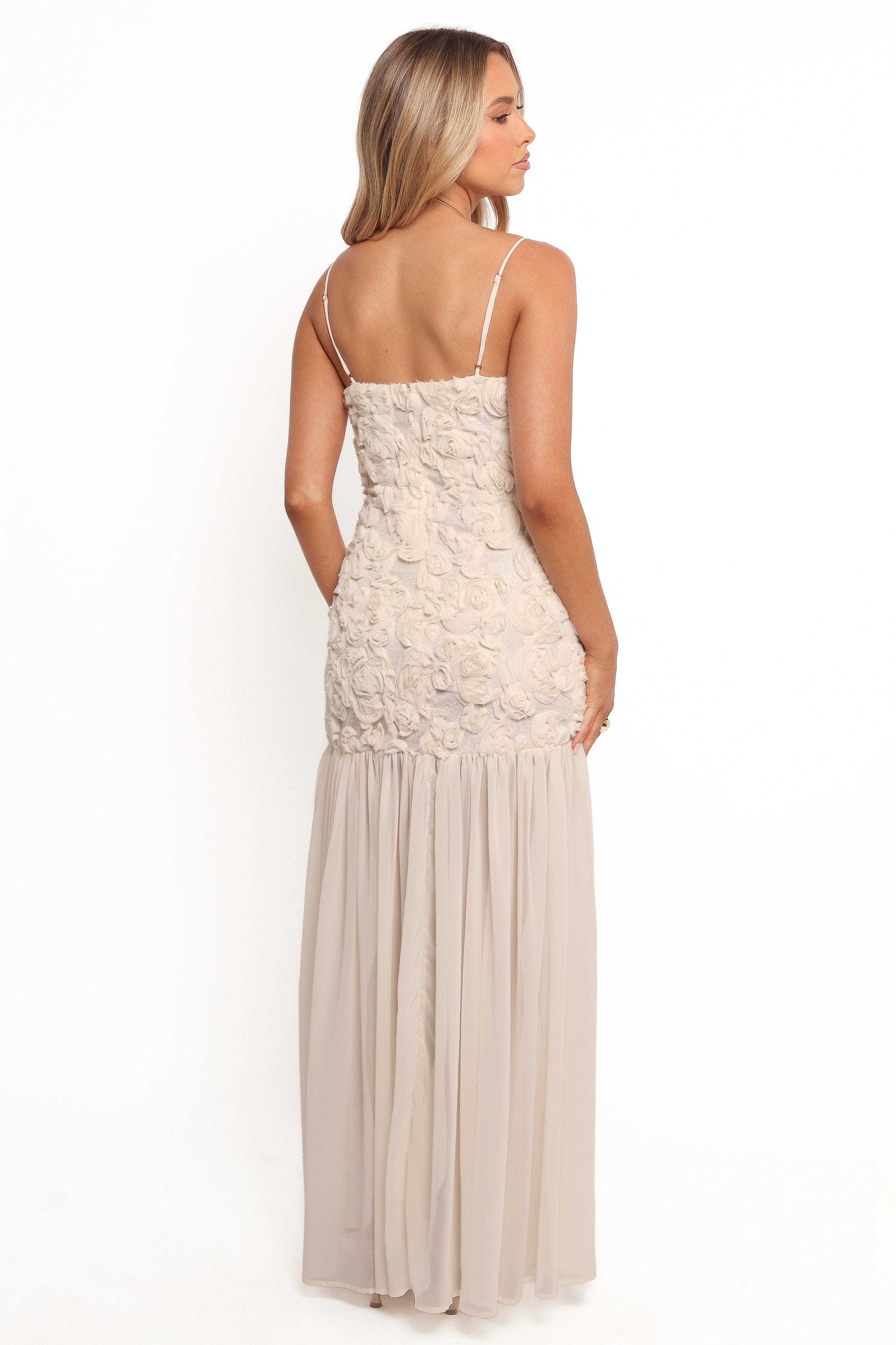 Petal and Pup USA DRESSES Romy Maxi Dress - Cream