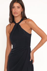 Petal and Pup USA DRESSES Rory Midi Dress - Navy