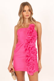 Petal and Pup USA DRESSES Rosa Strapless Mini Dress - Pink