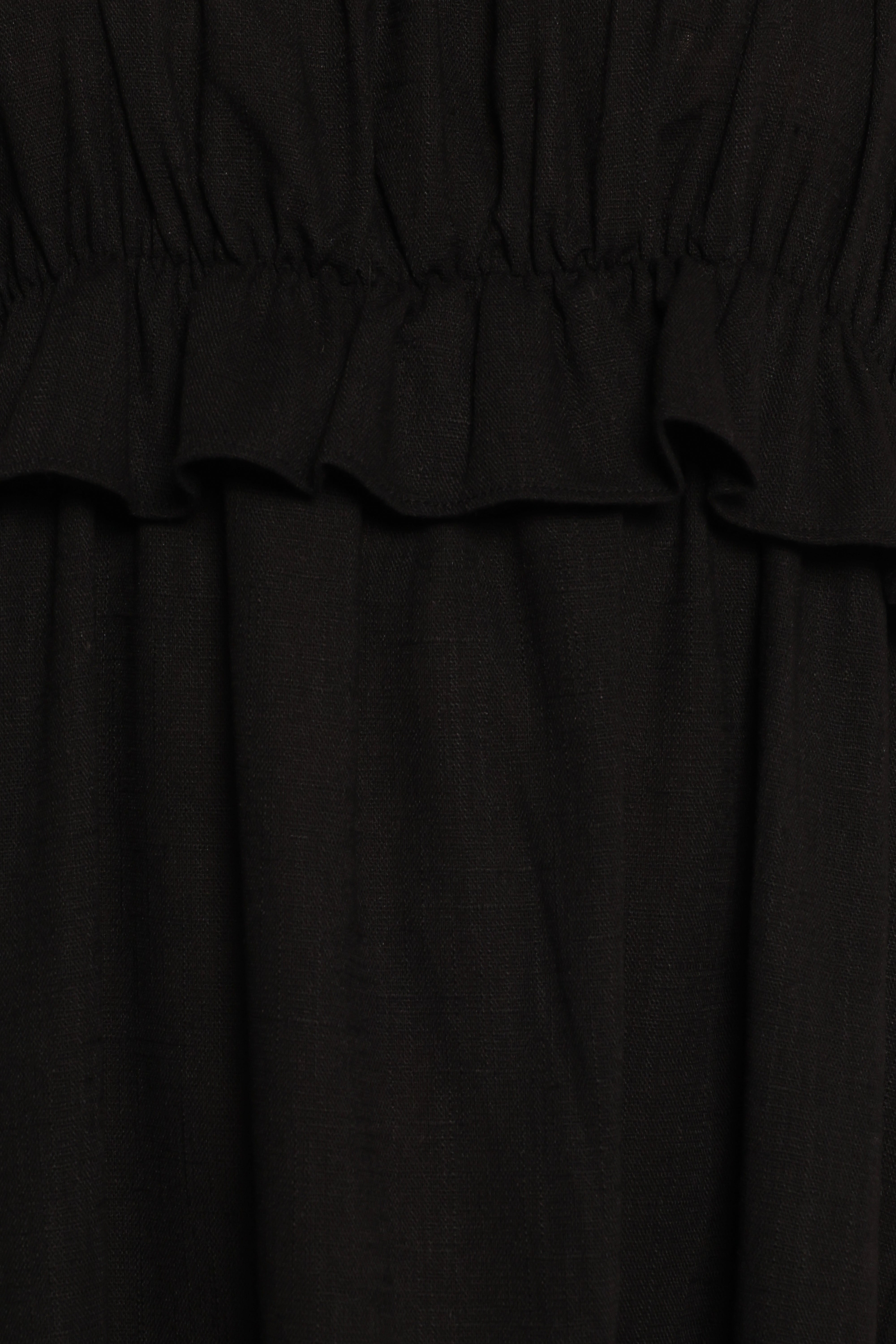 Ross Frill Strap Maxi Dress - Black | Petal & Pup USA