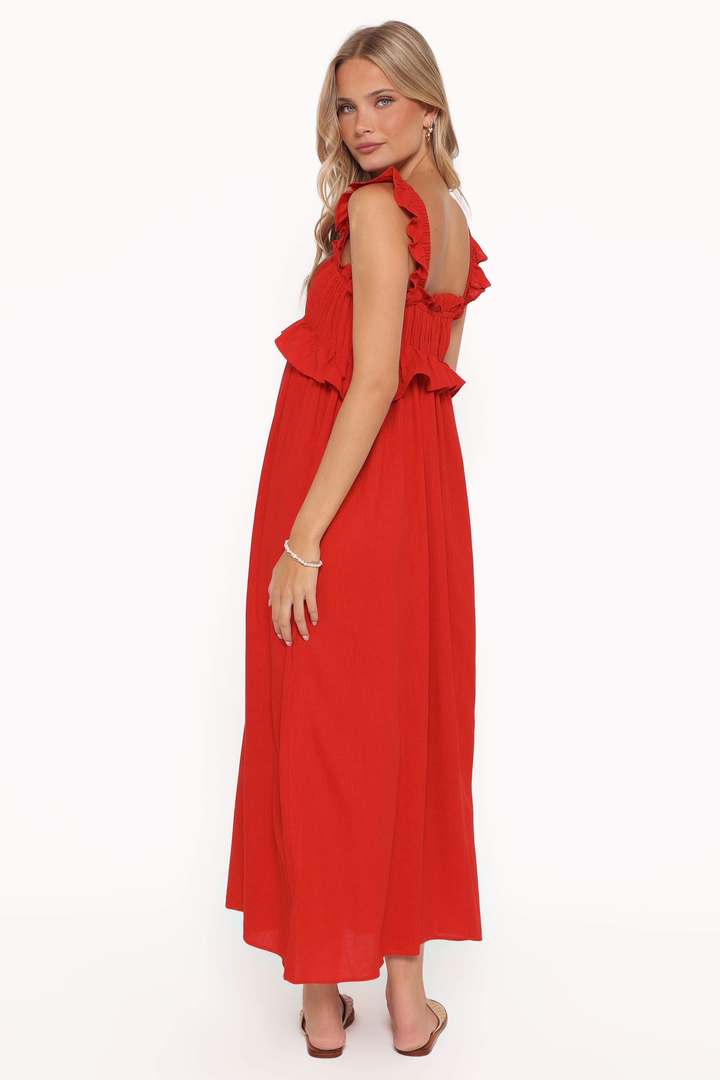 Petal and Pup Women's Ross Frill Strap Maxi Dress