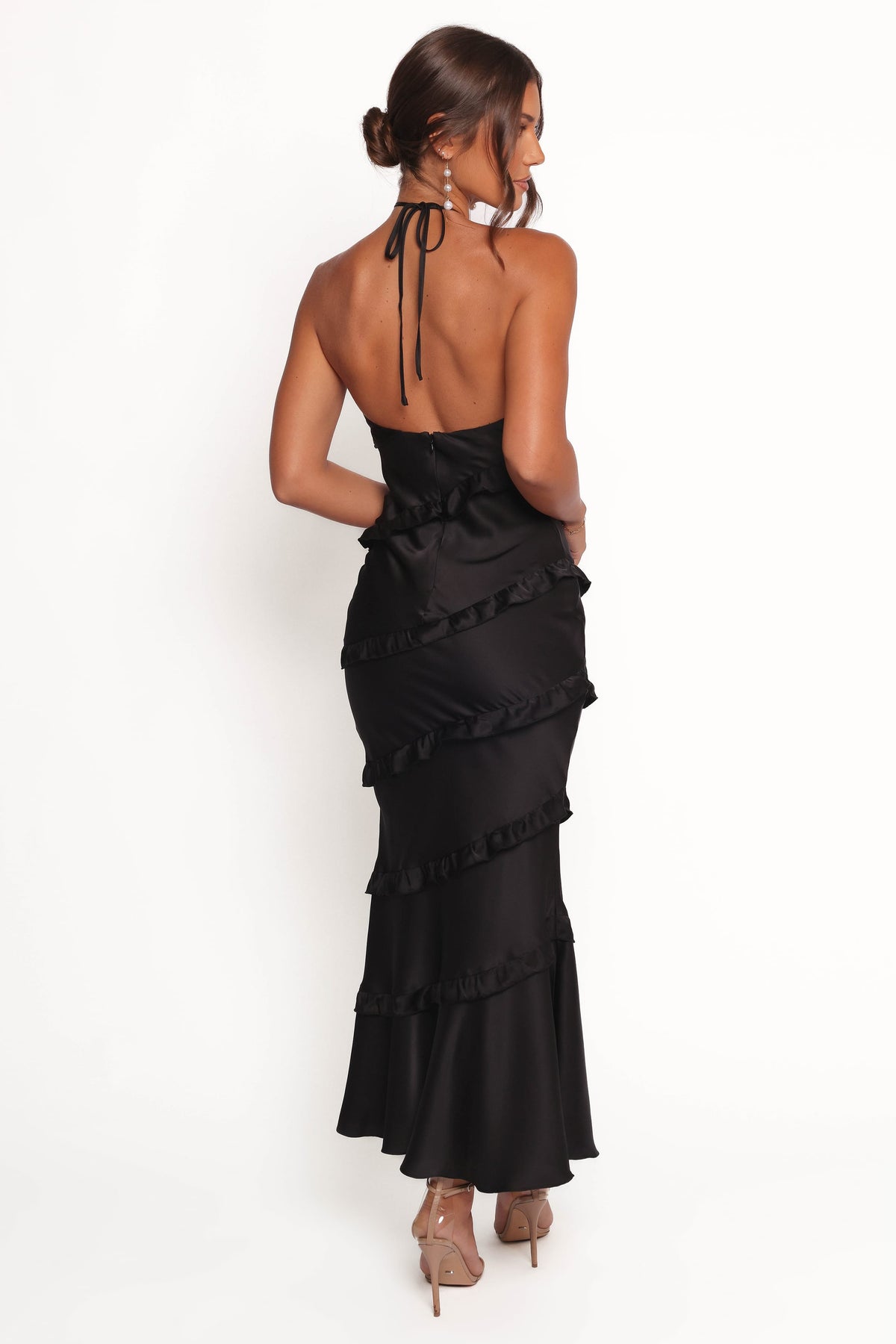 roxanne layered maxi dress Petal and Pup Women's Roxanne Halterneck Maxi Dress