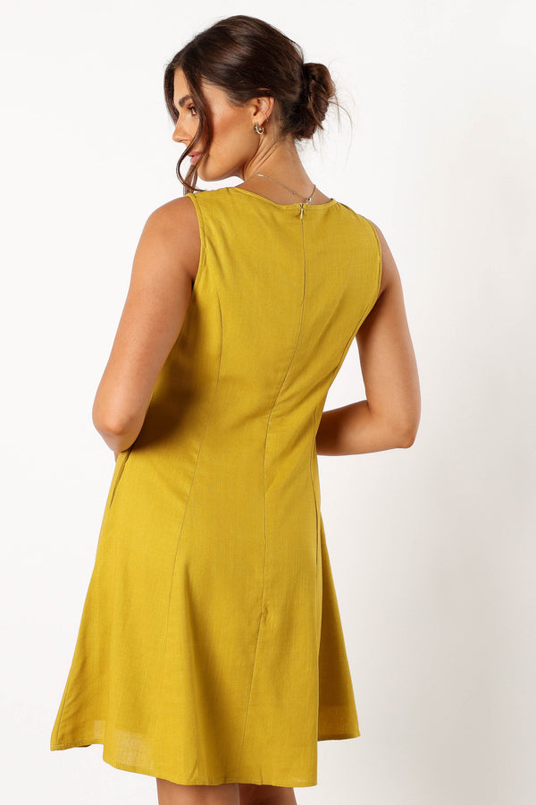 Petal and Pup USA DRESSES Rubes Mini Dress - Mustard