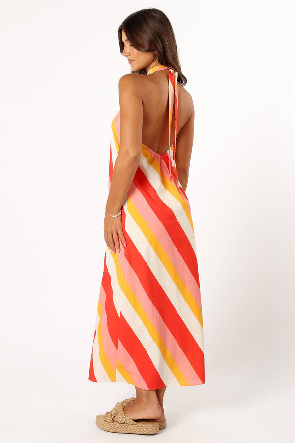 Petal and Pup USA DRESSES Sabbia Maxi Dress - Pink Stripe