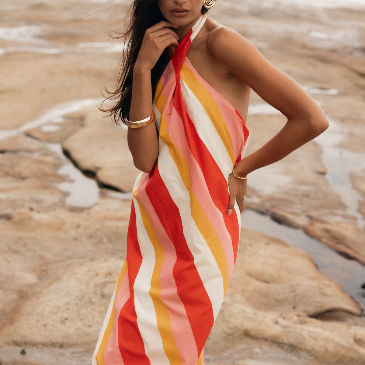 Petal and Pup Women's Sabbia Maxi Dress - Red