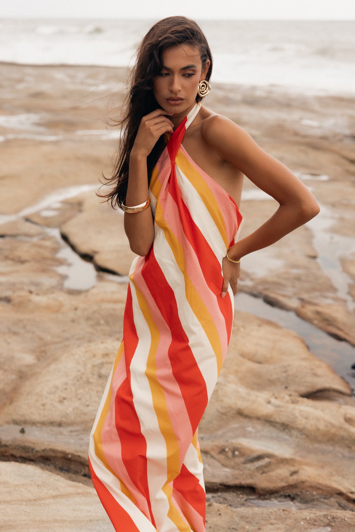 Petal and Pup Women's Sabbia Maxi Dress - Red