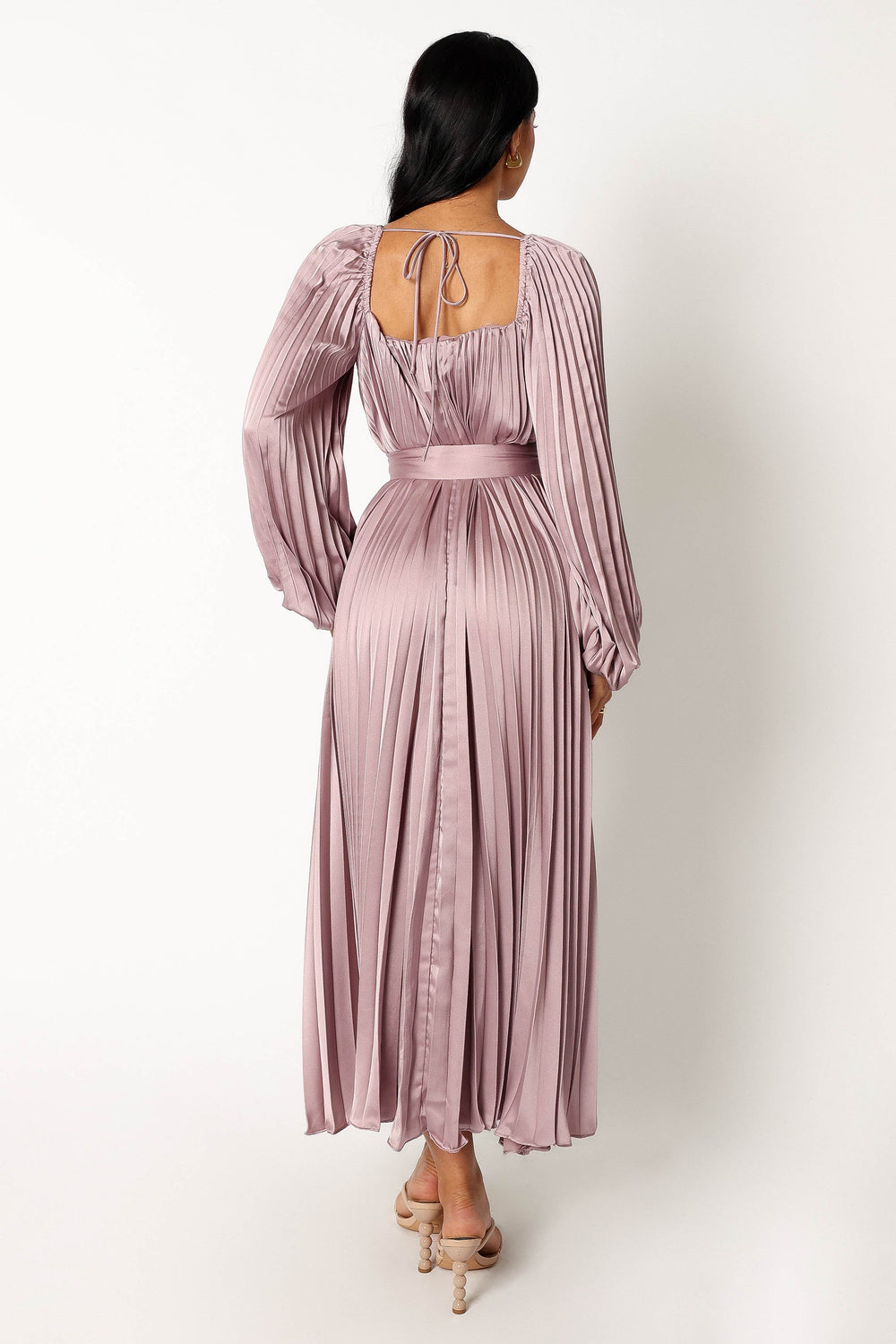 Petal and Pup USA DRESSES Sabine Long Sleeve Midi Dress - Lilac