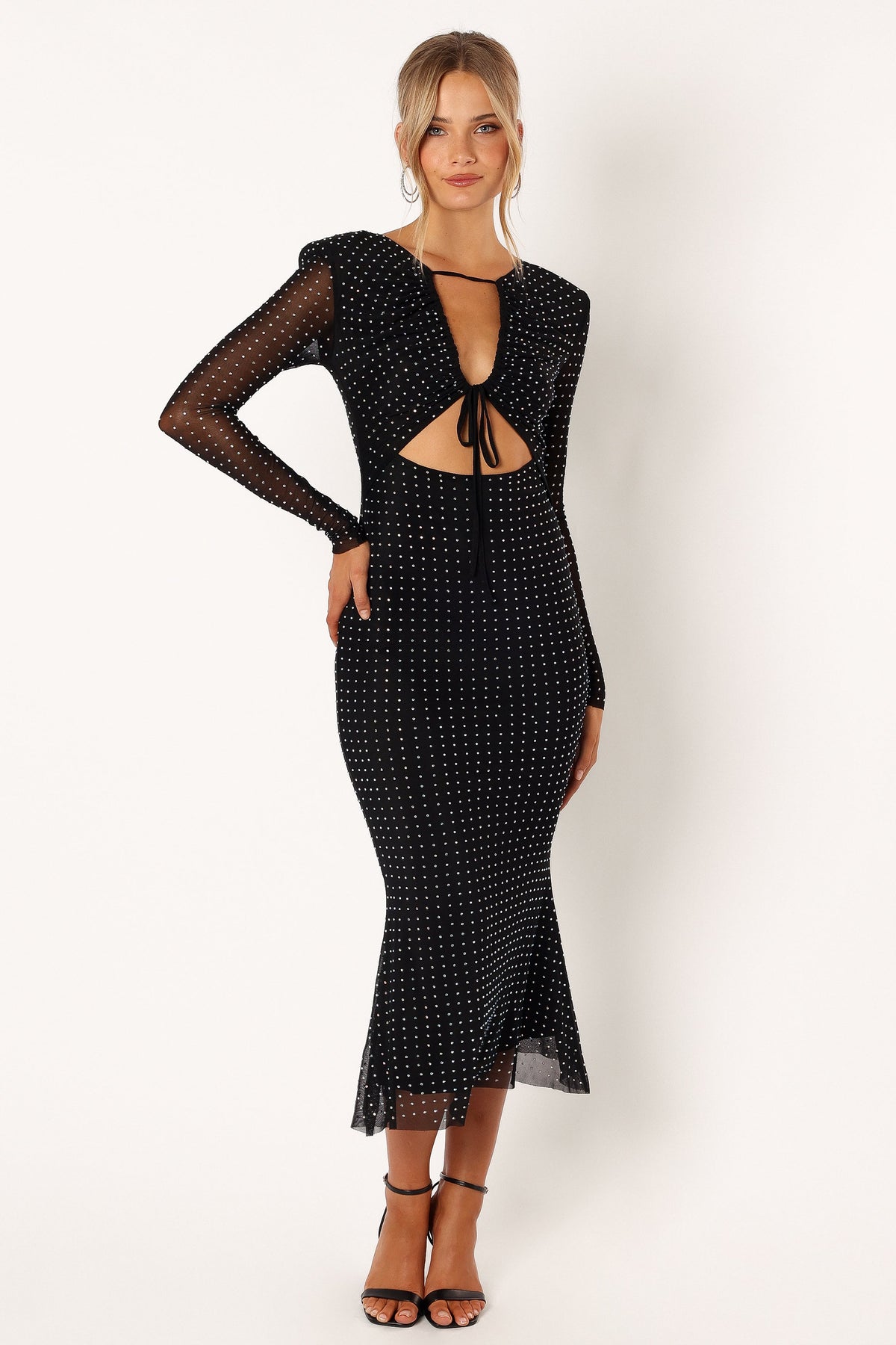Salvatore Long Sleeve Midi Dress