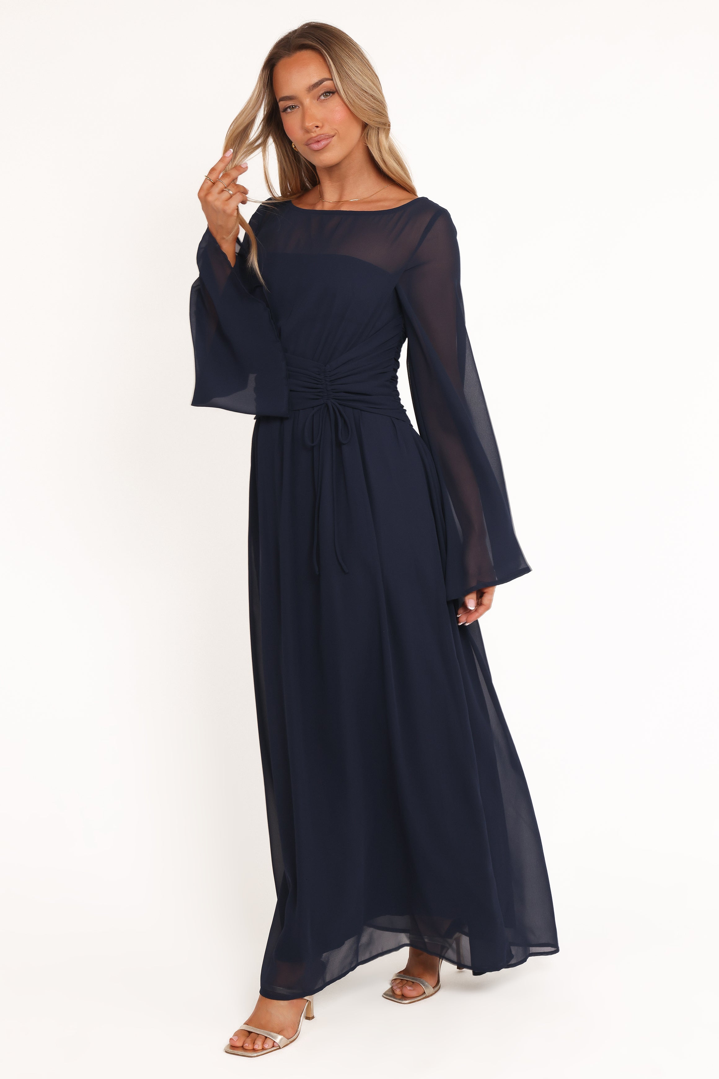 Petal and Pup USA DRESSES Samara Maxi Dress - Navy