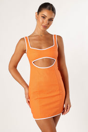 Petal and Pup USA DRESSES Samara Mini Dress - Orange