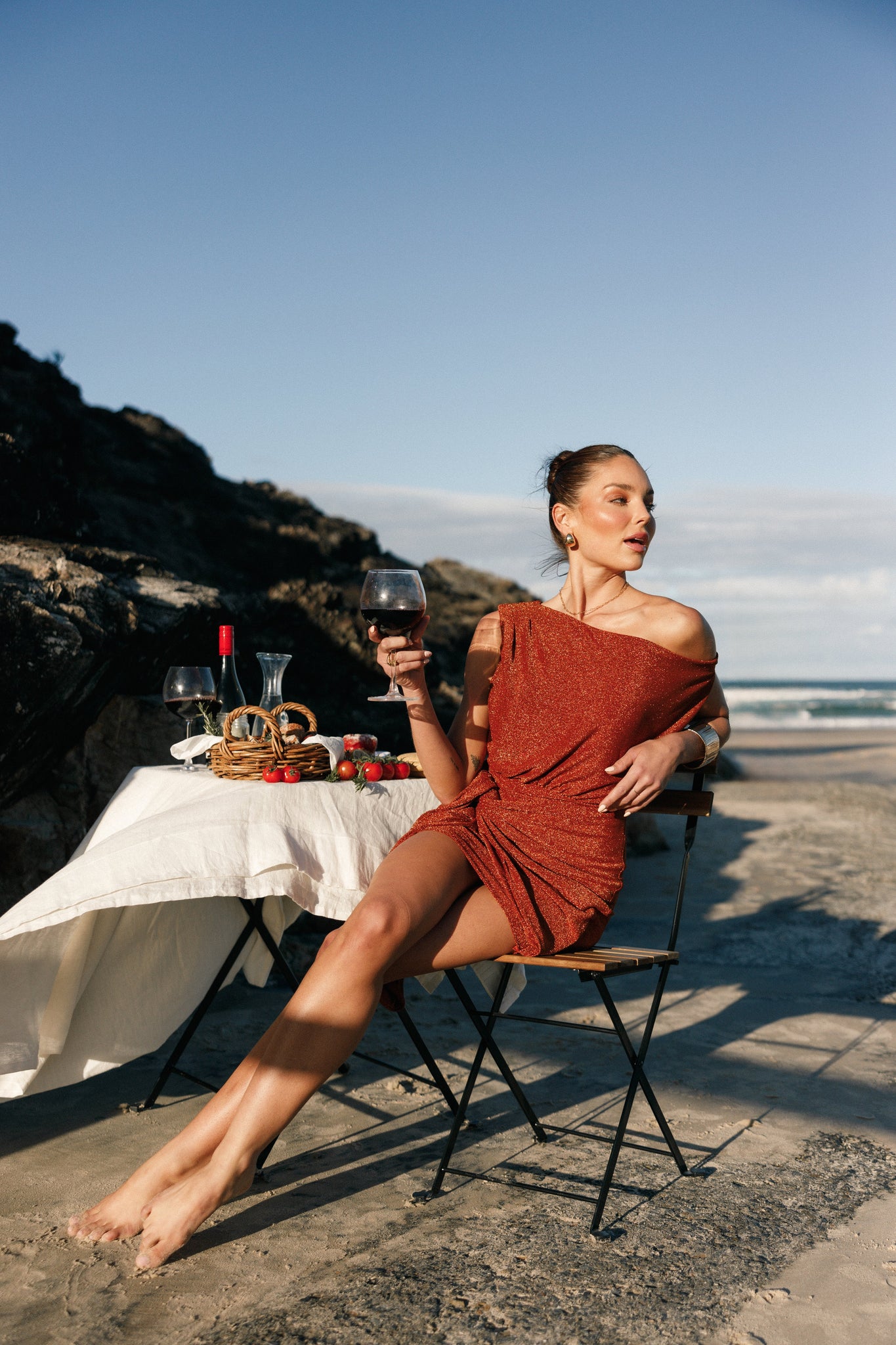 Santiago Off Shoulder Mini Dress