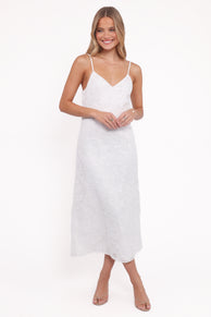 Petal and Pup USA DRESSES Saoirse Maxi Dress - White