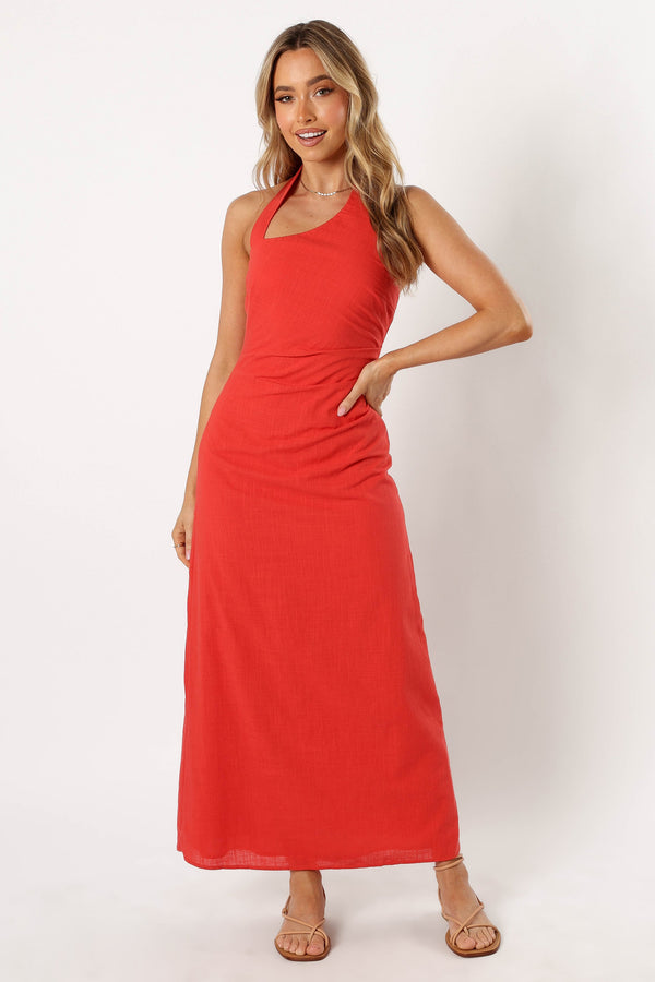 Petal and Pup USA DRESSES Saphira Long Midi Dress - Jaffa