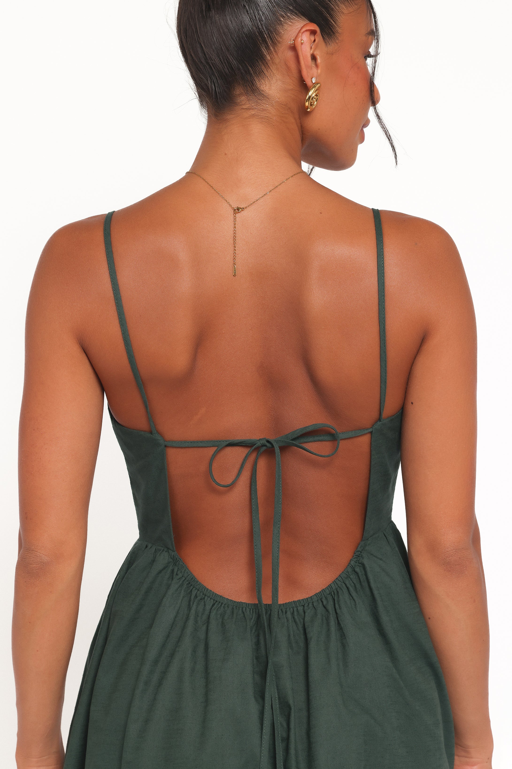 Petal and Pup USA DRESSES Savannah Maxi Dress - Forest Green