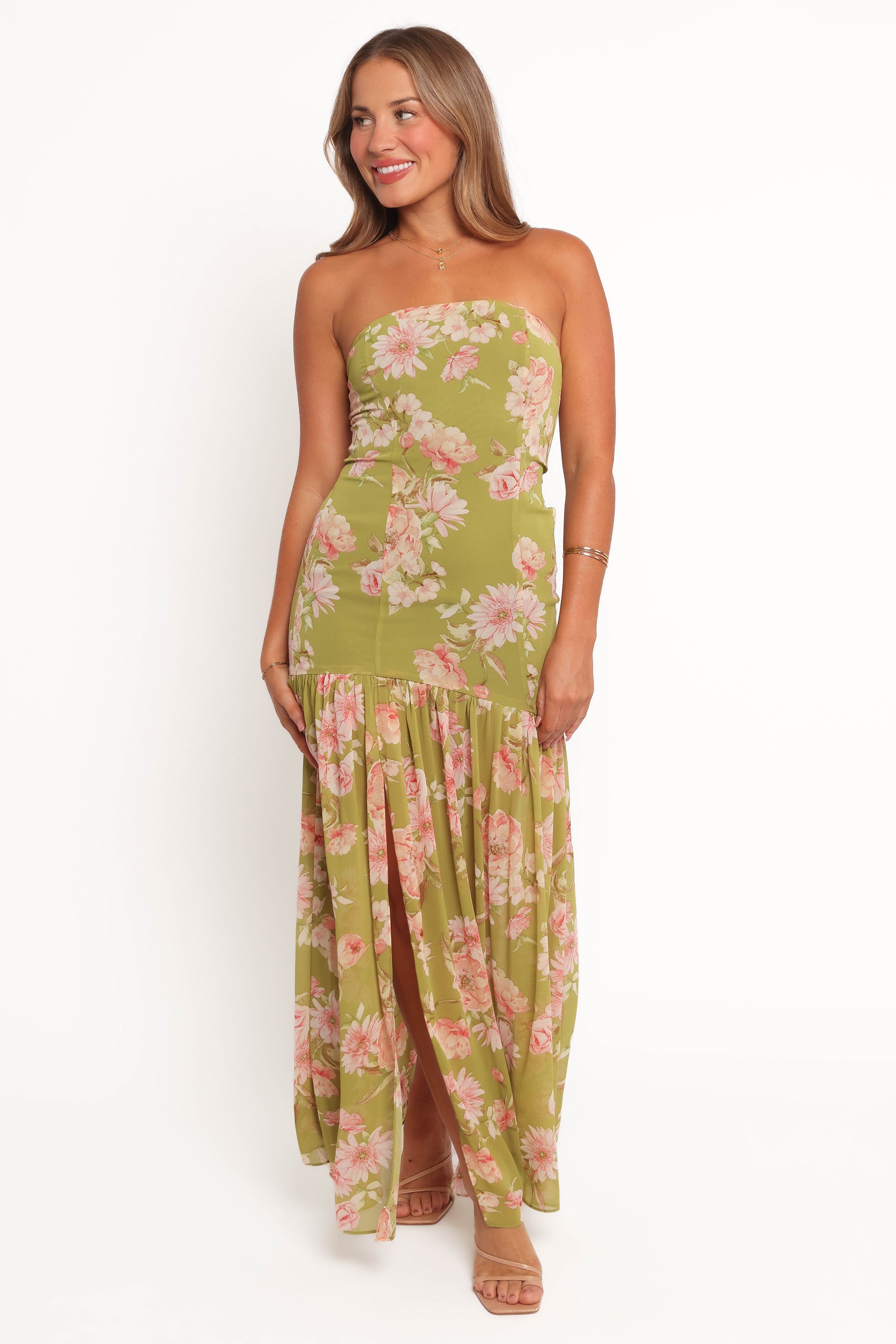 Petal and Pup USA DRESSES Selene Maxi Dress - Lily Floral