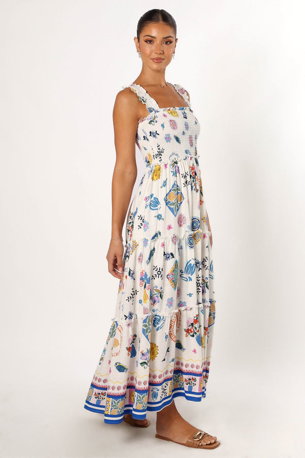 Petal and Pup USA DRESSES Serafina Maxi Dress - Portofino