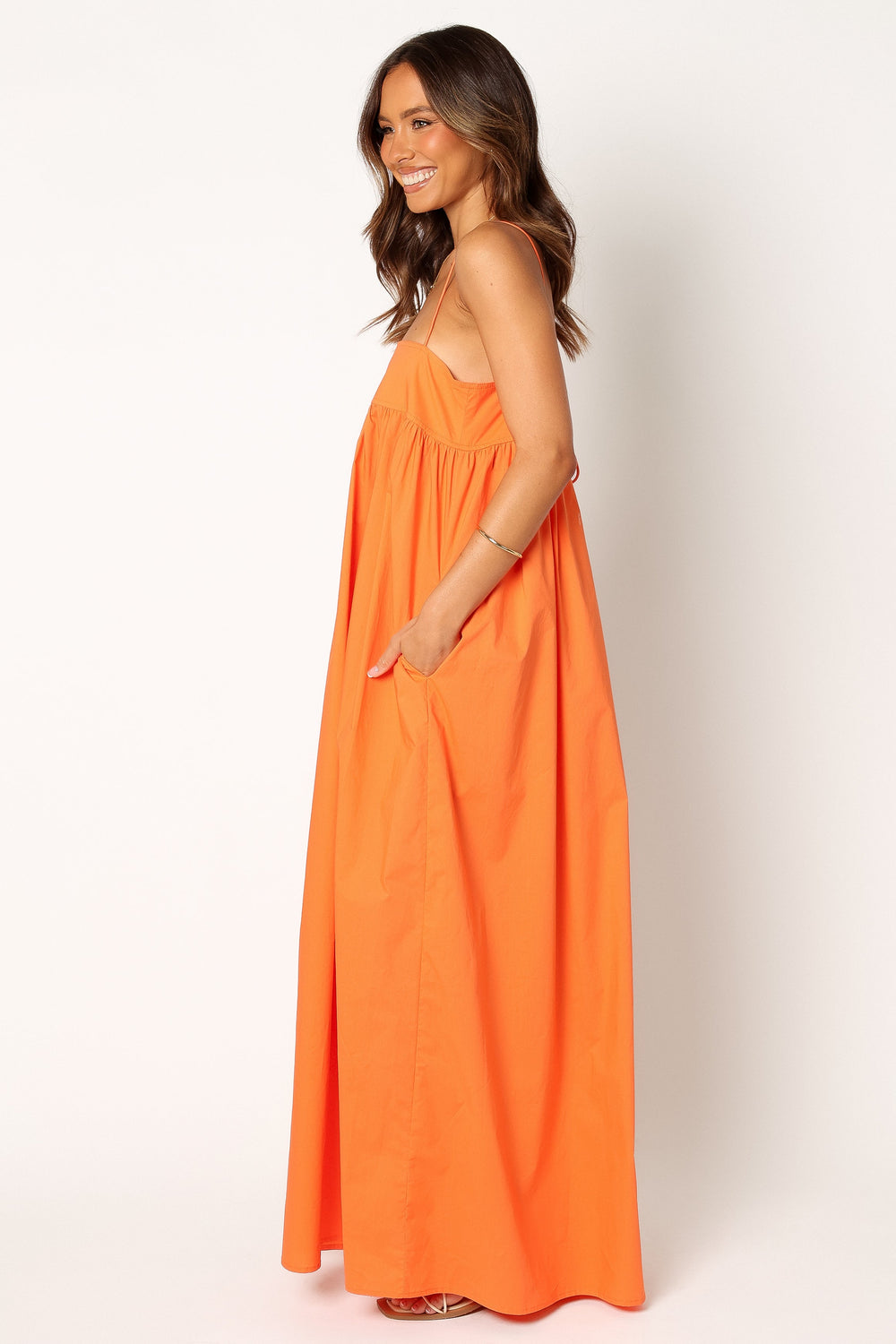 Petal and Pup USA DRESSES Serina Maxi Dress - Orange