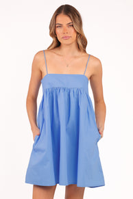 Petal and Pup USA DRESSES Serina Mini Dress - Blue