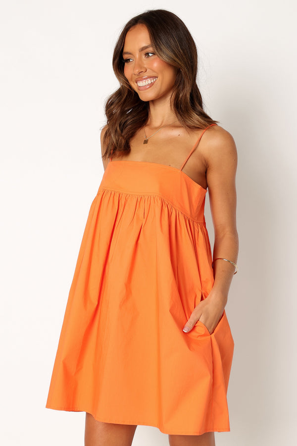 Petal and Pup USA DRESSES Serina Mini Dress - Orange