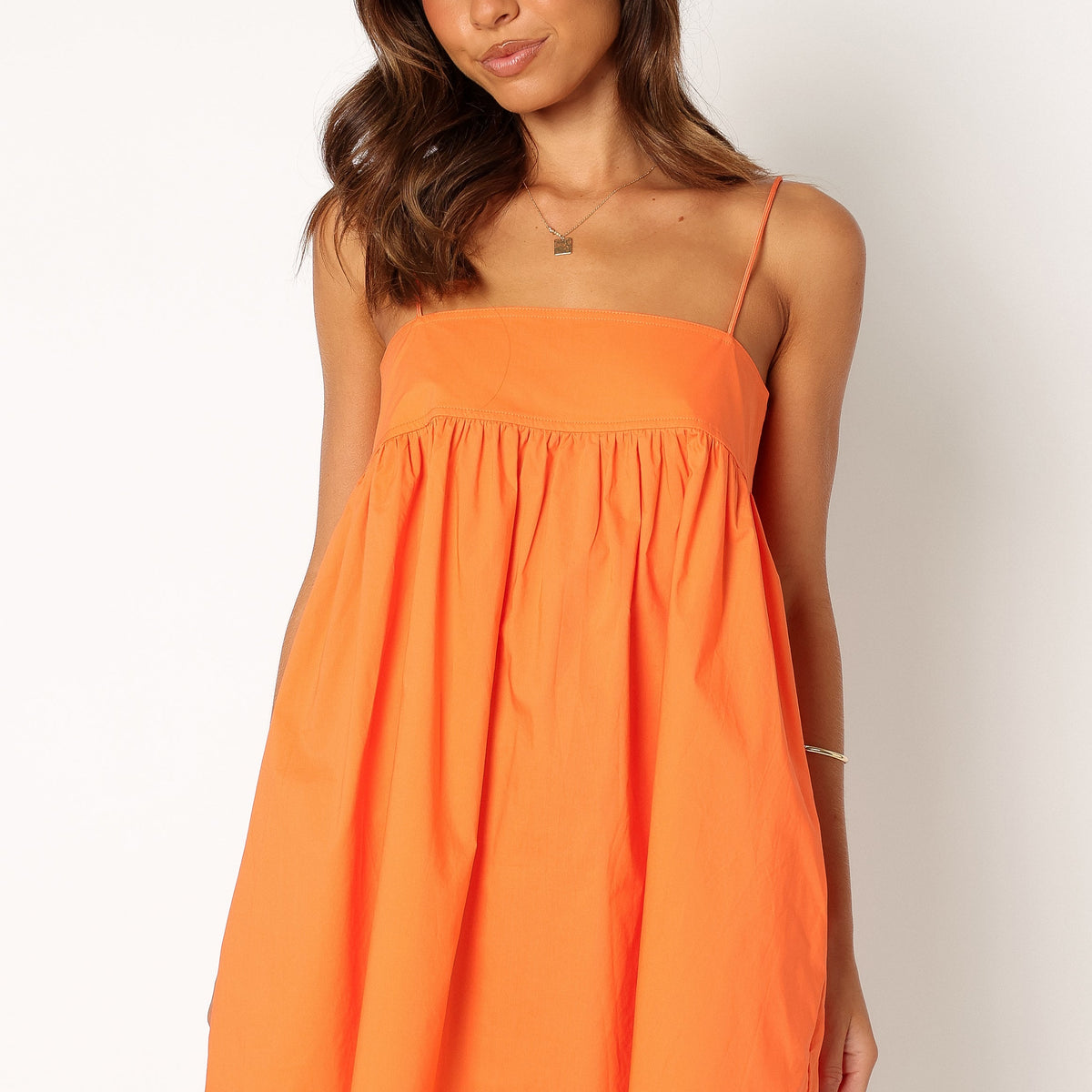 knee length dresses for ladies Serina Mini Dress - Orange