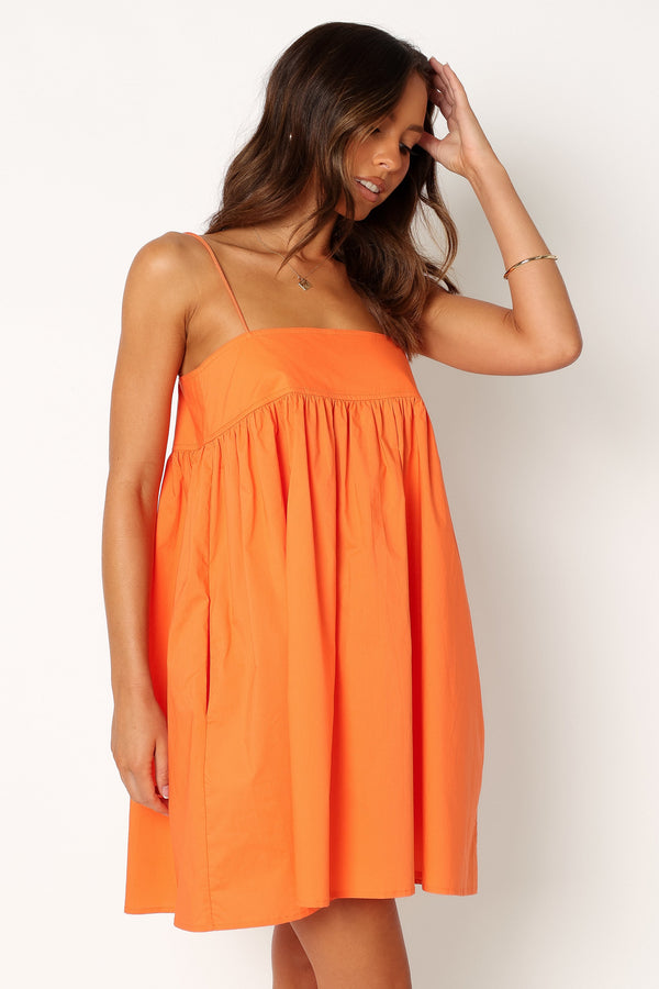 Petal and Pup USA DRESSES Serina Mini Dress - Orange